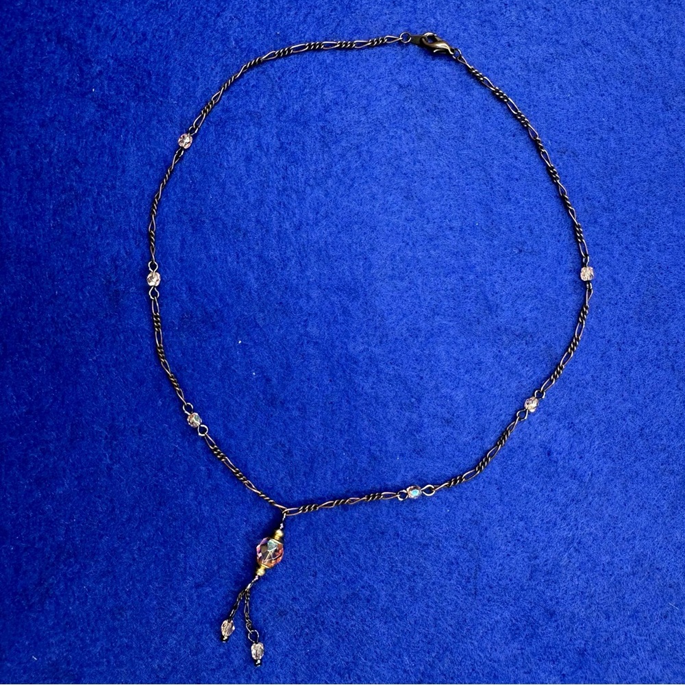 Antique-look Crystal necklace